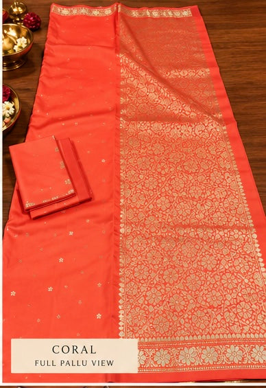 Festive Semi Silk Saree with Zari Pallu