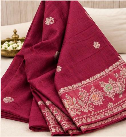 Mango Silk Viscose Saree