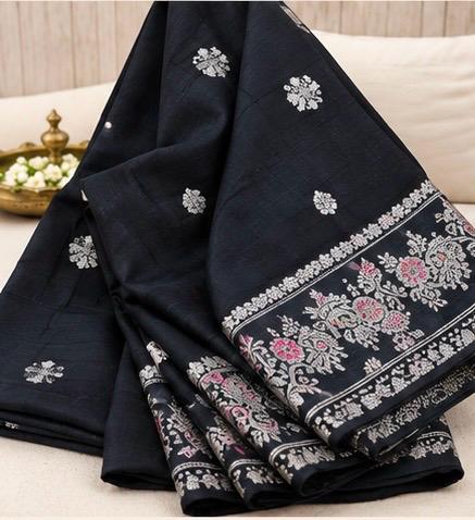 Mango Silk Viscose Saree