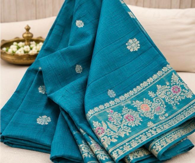 Mango Silk Viscose Saree