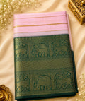 Blush Pink Soft Silk Kanjeevaram