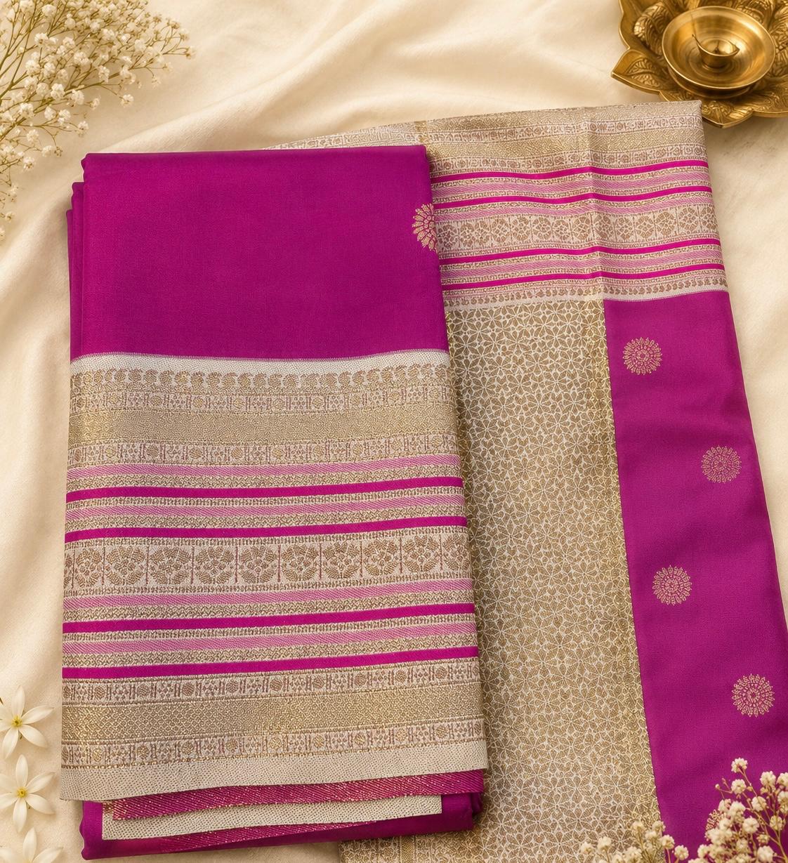 Vivid Magenta Soft Silk