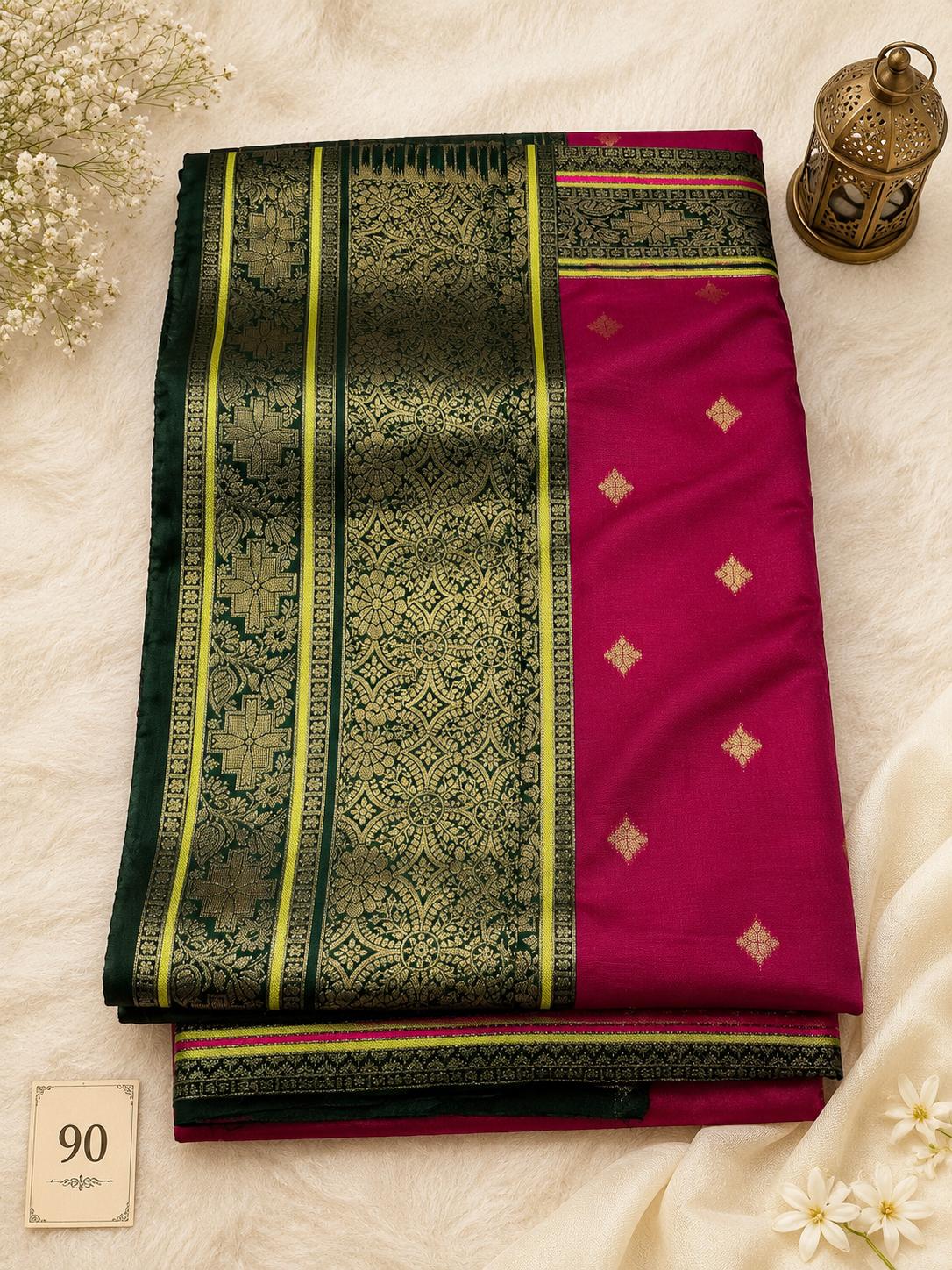 Magenta Semi Silk
