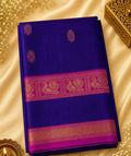 Royal Blue / Purple Semi Silk