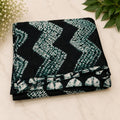 Bottle Green Shibori Saree (Modal Silk)
