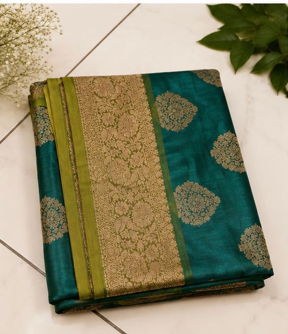 Semi silk georgette Banarasi