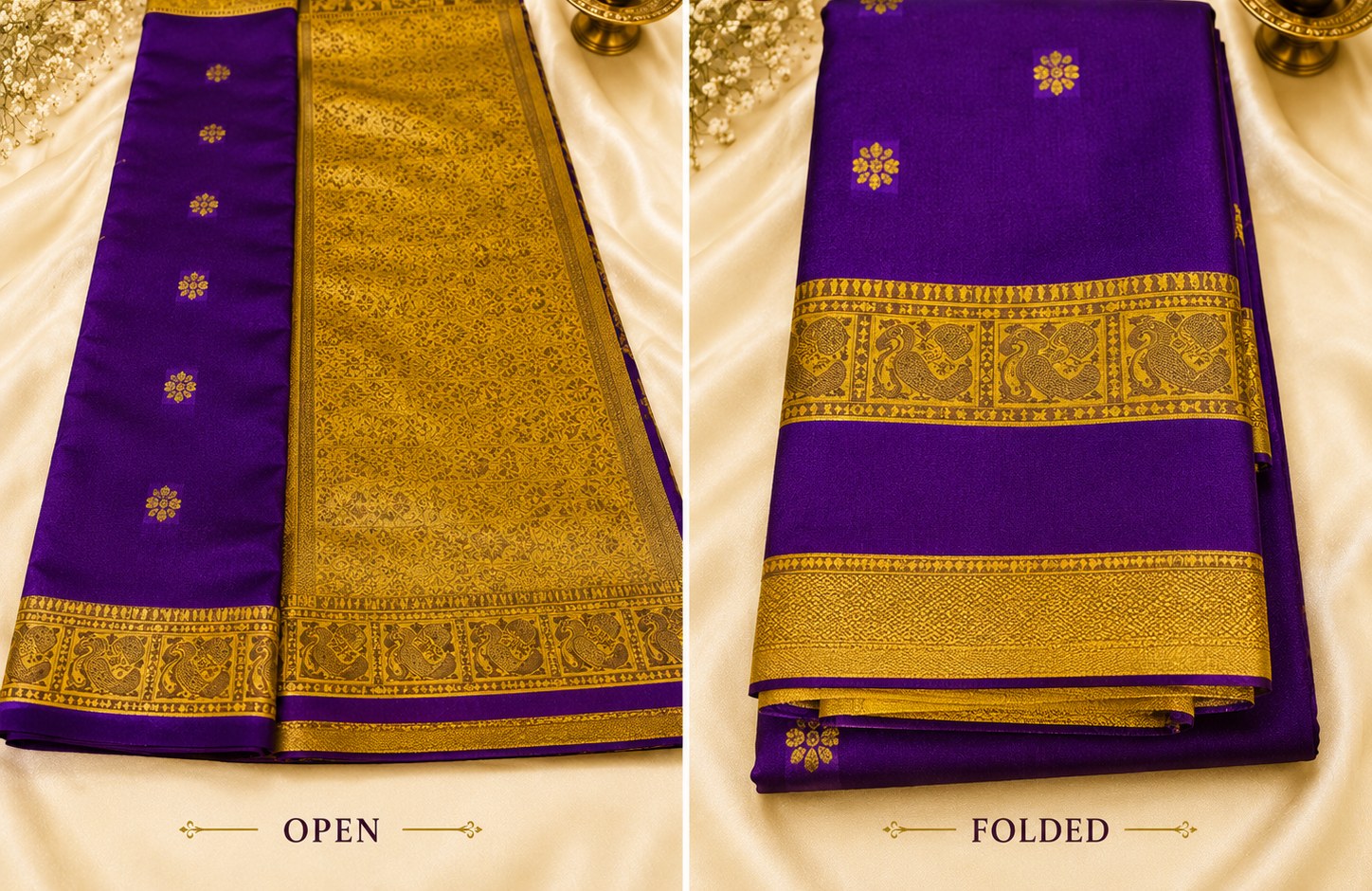 Purple Semi-Silk