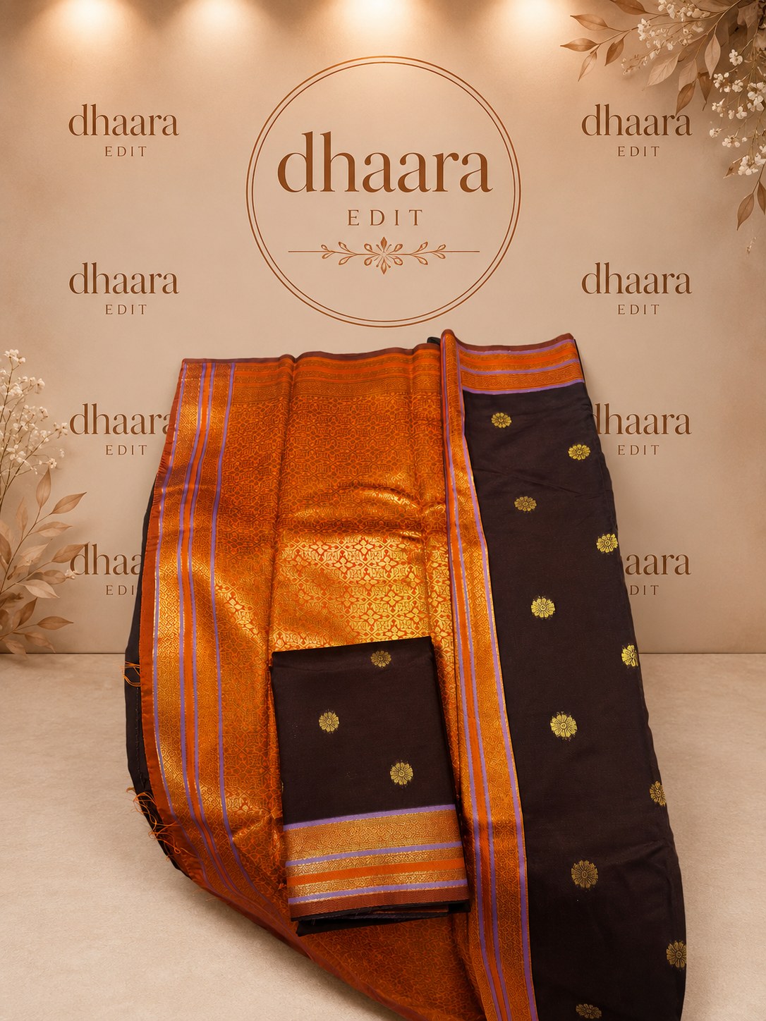 Chocolate Brown Soft Silk